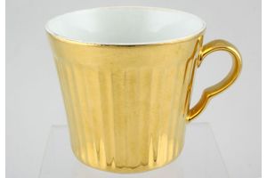 Royal Worcester Gold Lustre - Fluted Teacup