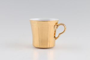 Royal Worcester Gold Lustre - Fluted Coffee Cup