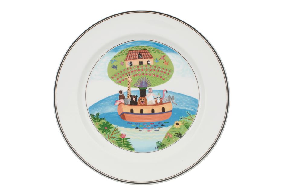 Villeroy & Boch Design Naif Dinner Plate Laplau 2 (Noah's Ark) 10 1/2"