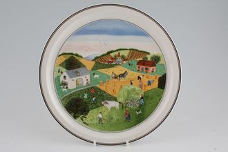 Villeroy & Boch Design Naif Picture / Wall Plate The Four Seasons, No. 2 Summer 9 1/4"