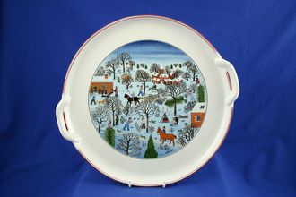 Sell Villeroy & Boch Naif Christmas Platter round, size incl. 2 handles 12 1/2"