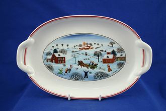 Sell Villeroy & Boch Naif Christmas Serving Tray oval, size incl. 2 handles 10 1/4"