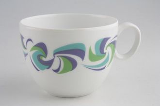 Royal Worcester Rio - Green + Purple + Turquoise Teacup 3 3/8" x 2 1/2"