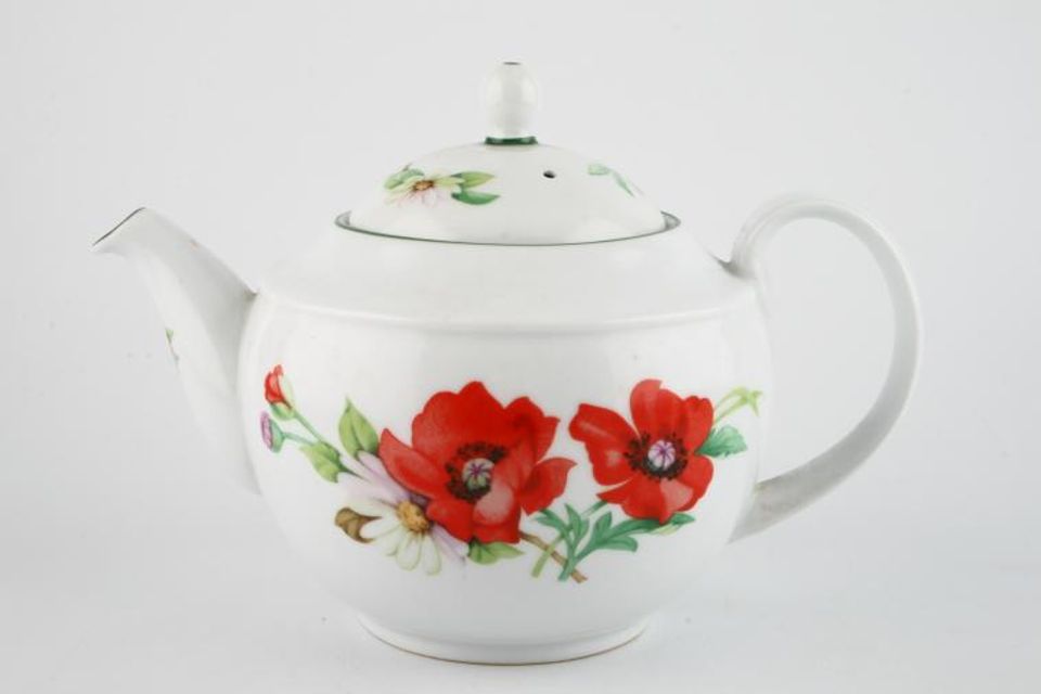 Royal Worcester Poppies Teapot 2 1/2pt