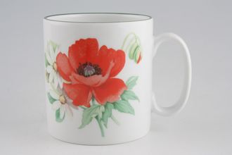 Royal Worcester Poppies Mug 3" x 3 1/4"