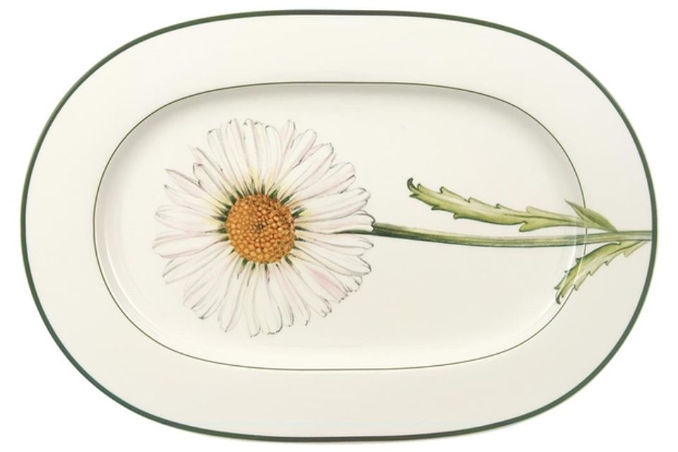 Villeroy & Boch Flora Oval Platter Marguerite 13 3/8"