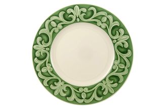 Sell Villeroy & Boch Switch Summerhouse Dinner Plate Arabesco green rim - white center 10 5/8"