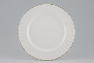 Royal Worcester Strathmore - White - Fluted Breakfast / Lunch Plate 9 1/4"