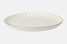Royal Worcester Strathmore - Cream - Fluted Cake Plate 9" thumb 2
