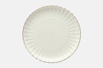 Royal Worcester Strathmore - Cream - Fluted Cake Plate 9"