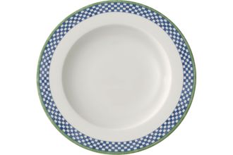 Villeroy & Boch Switch 3 Rimmed Bowl Castel - Soup, Chequered Rim 9"