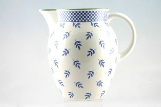 Villeroy & Boch Switch 3 Jug Leaves Pattern with Chequered Rim 6pt
