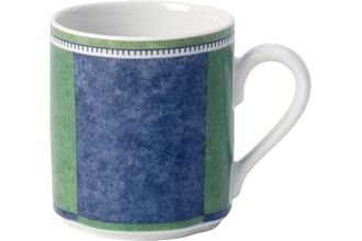 Villeroy & Boch Switch 3 Mug Costa - Blue & Green Stripe 3" x 3 3/8"