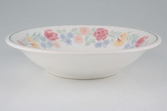 BHS Floral Garden Soup / Cereal Bowl No Rim 7 1/4"