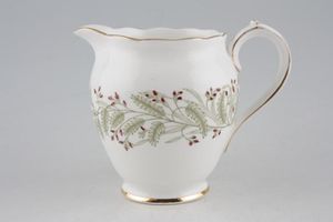 Roslyn Whispering Grass - with Red Flowers Milk Jug