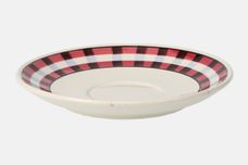 Villeroy & Boch Glasgow - red, black, white Coffee Saucer 5" thumb 2