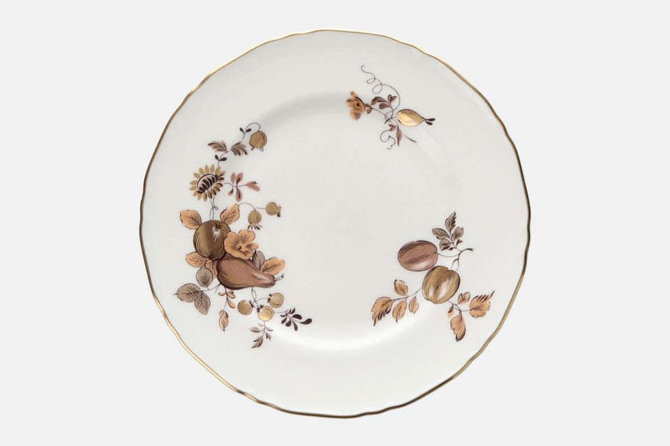 Royal Worcester Golden Harvest - White Tea / Side Plate fluted edge 6"