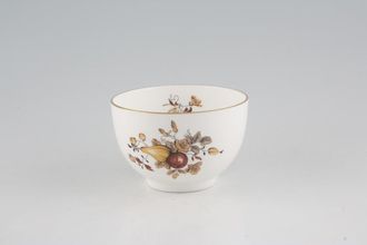 Royal Worcester Golden Harvest - White Sugar Bowl - Open (Tea) 2 3/4" deep 4 1/2"