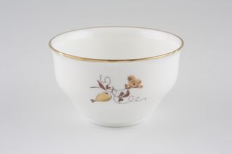 Royal Worcester Golden Harvest - White Sugar Bowl - Open (Coffee) 3 1/2"
