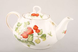 Sell Queens Virginia Strawberry - Gold Edge - Swirl Embossed Teapot 2pt