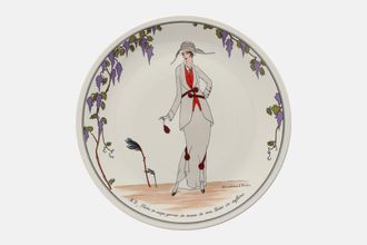 Villeroy & Boch Design 1900 Dinner Plate No.5 Robe de serge garnie de tresse de soie Gilet de taffetas 10 1/4"