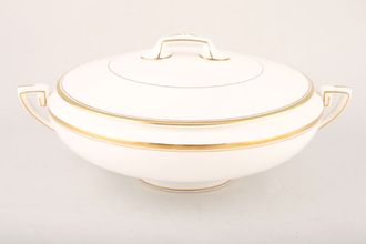 Royal Worcester Viceroy - Gold Vegetable Tureen with Lid Round 8 1/4"