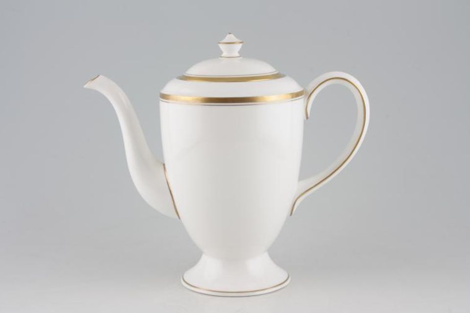Royal Worcester Viceroy - Gold Coffee Pot Footed 2pt