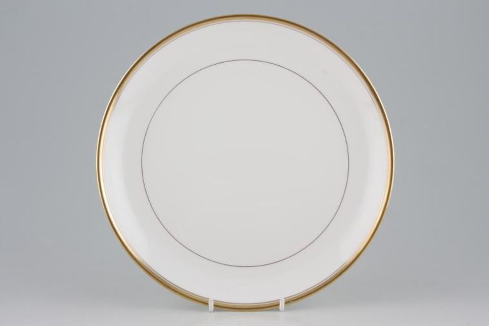 Royal Worcester Viceroy - Gold Cake Plate Round 8 7/8"