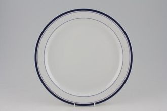 Habitat Bistro - Blue and White Dinner Plate 10 1/2"