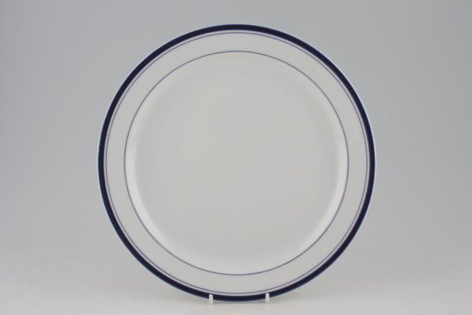 Habitat Bistro - Blue and White Dinner Plate 10 1/2"