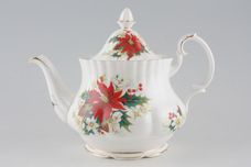 Royal Albert Poinsettia Teapot 2 1/2pt thumb 1