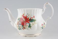 Royal Albert Poinsettia Teapot 2 1/2pt thumb 2