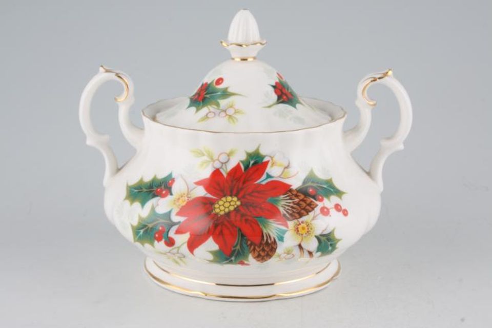 Royal Albert Poinsettia Sugar Bowl - Lidded (Tea)