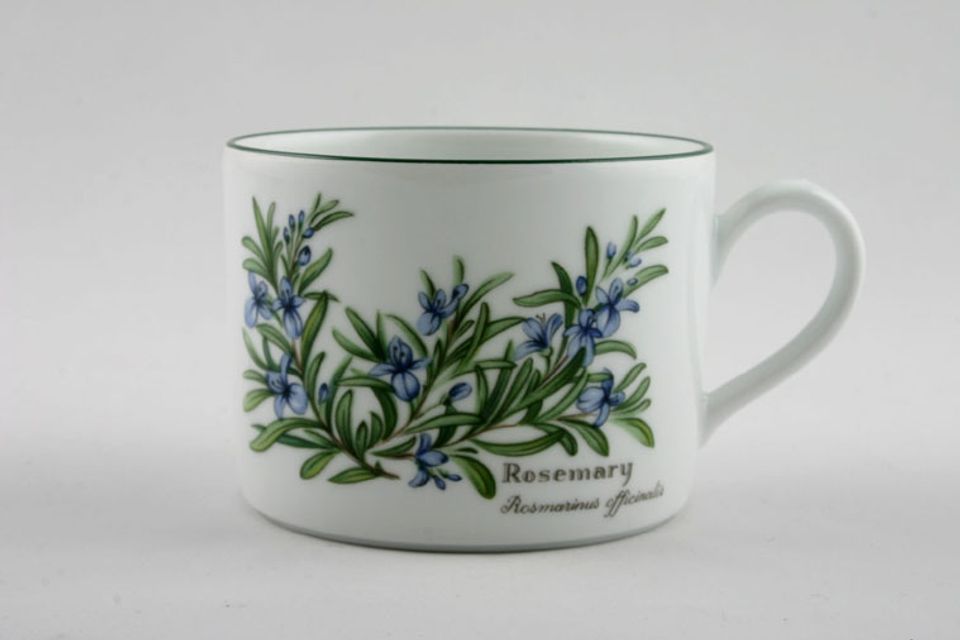 Royal Worcester Worcester Herbs Teacup Rosemary - Straight sided - Made abroad. 3 3/8" x 2 1/2"