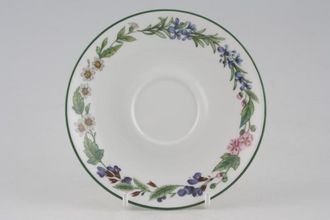 Royal Worcester Worcester Herbs Coffee Saucer 5 1/4"