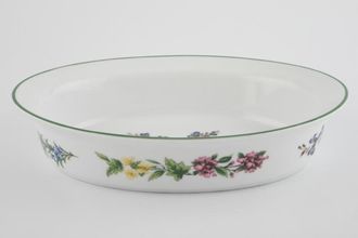 Sell Royal Worcester Worcester Herbs Pie Dish Oval 9 3/4"