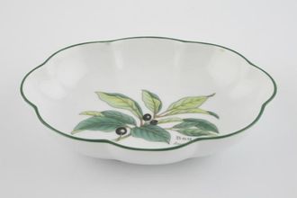 Sell Royal Worcester Worcester Herbs Serving Dish Oval, scalloped Bay Leaf 6"