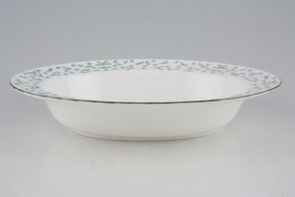 Aynsley Forget-me-Not Vegetable Dish (Open) 10 1/2"
