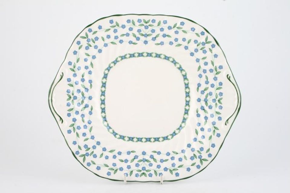 Aynsley Forget-me-Not Cake Plate Square