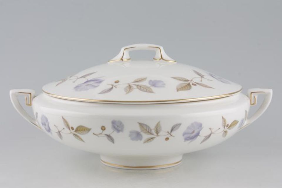 Royal Worcester Blue Poppy Vegetable Tureen with Lid