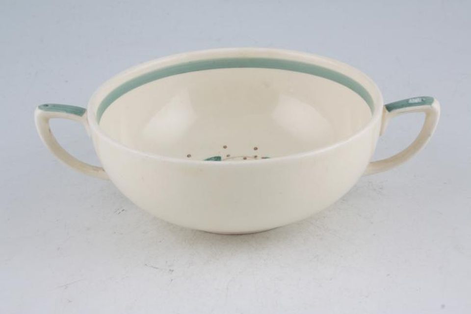 Susie Cooper Gardenia - Pottery Soup Cup 2 handles