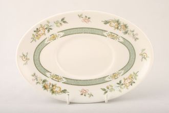 Royal Doulton Tonkin - T.C.1107 Sauce Boat Stand Oval 8 1/8"
