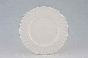 Royal Doulton Cascade - H5073 - White Fluted Salad/Dessert Plate