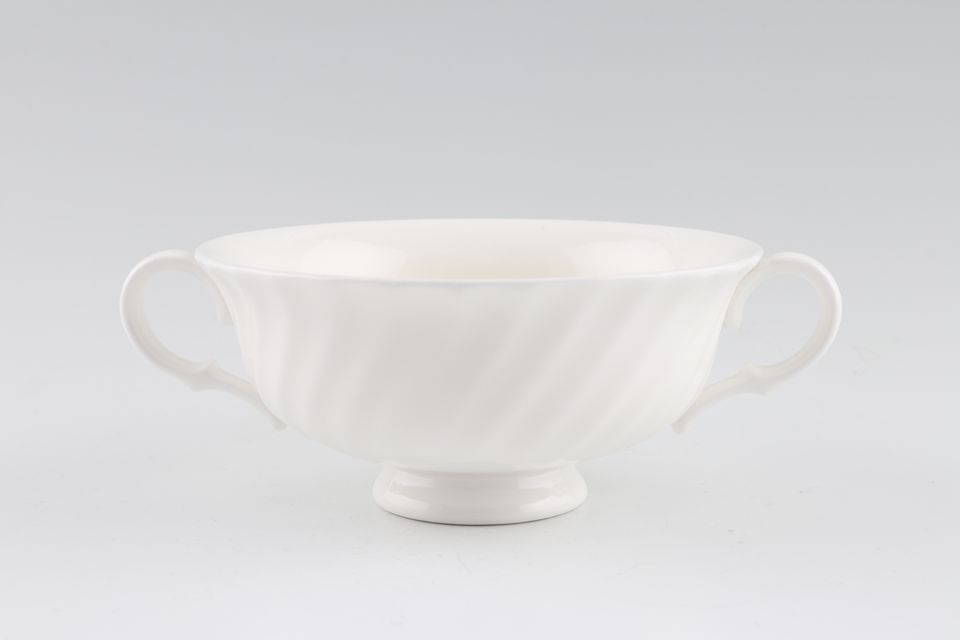 Royal Doulton Cascade - H5073 - White Fluted Soup Cup