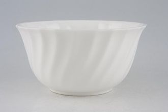 Sell Royal Doulton Cascade - H5073 - White Fluted Sugar Bowl - Open (Tea) 5"