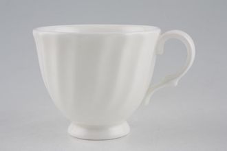 Royal Doulton Cascade - H5073 - White Fluted Coffee Cup 2 3/4" x 2 1/4"