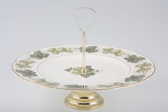 Sell Royal Worcester Worcester Hop - The Cake Stand Gold foot and handle 10 3/4"