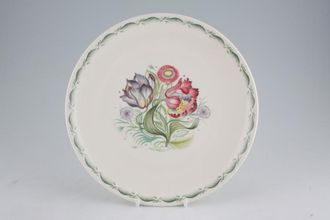 Susie Cooper Parrot Tulip - Earthenware Cake Plate Round 8 3/4"