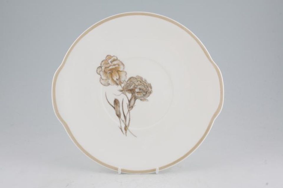 Susie Cooper Carnation - C2088 Cake Plate Round, Earred 10"