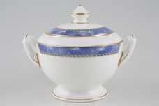 Royal Worcester Medici - Blue Sugar Bowl - Lidded (Coffee) thumb 1